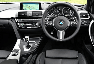 inside a car