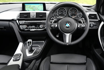 inside a car